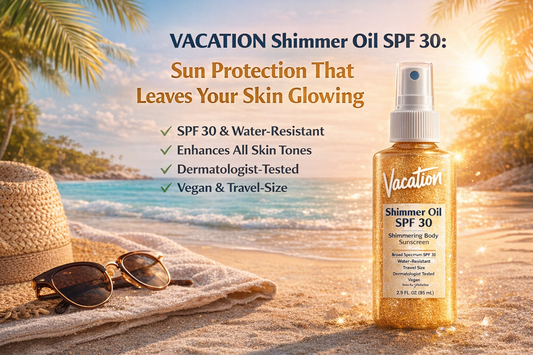 VACATION Shimmer Oil SPF 30: Sun Protection That Leaves Your Skin Glowing